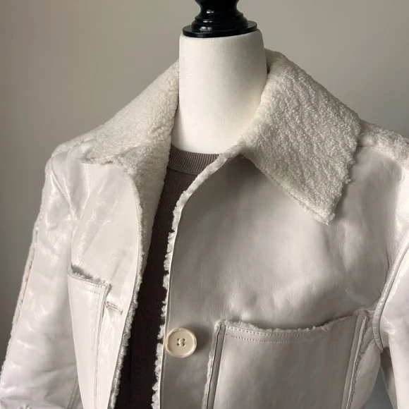 Mistress Rocks Cream Cropped Jacket - Picture 2 of 6